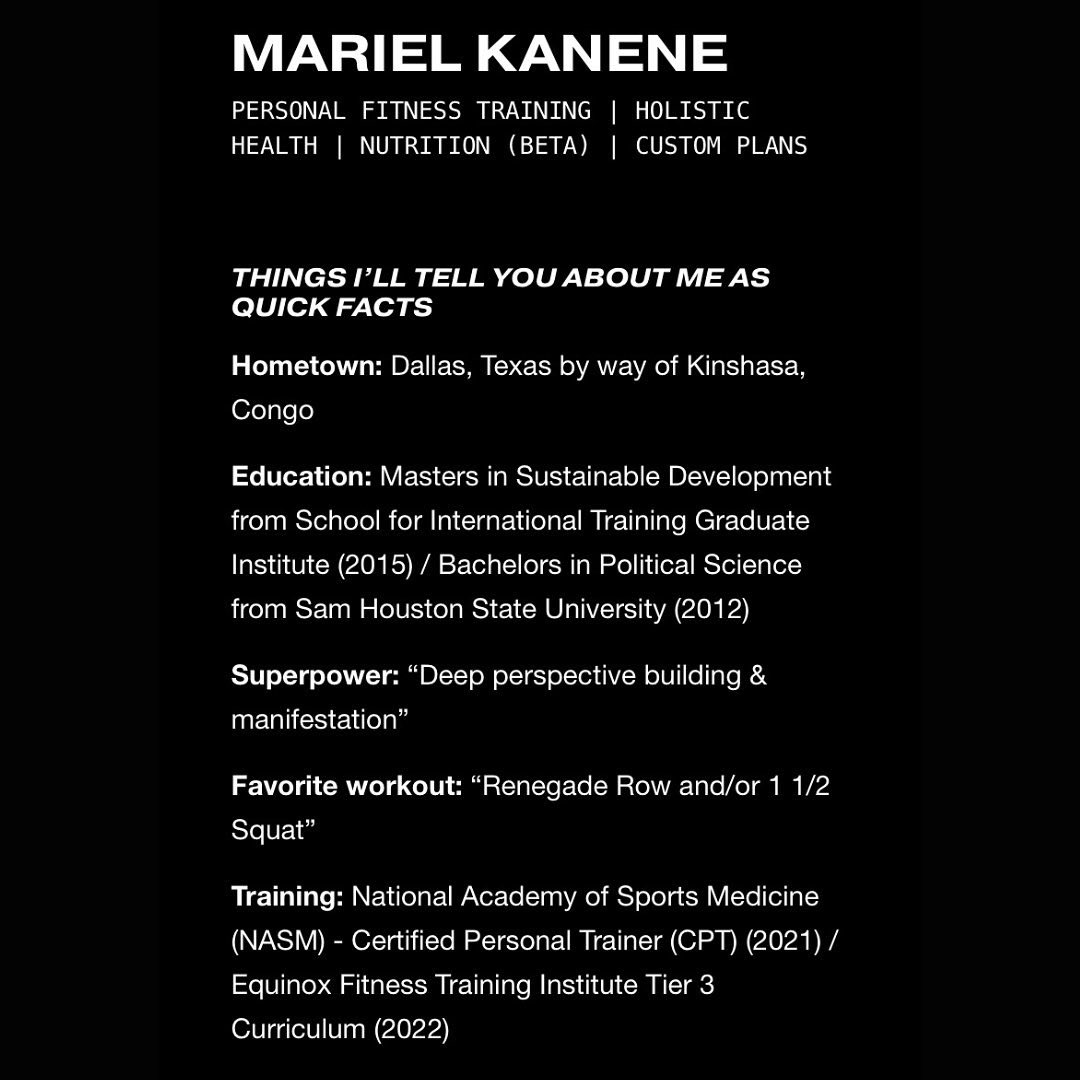 pamojafit's tweet photo. …get to know more about, MK, founder and head coach of PAMOJAFIT* … 🤝🤝🤝

…sign-up to start your  PAMOJAFIT* Personal Training journey w/ Coach MK (@marielkanene)... ✅ 

…tap the link to find your plan and learn more about MK ⤵️

https://t.co/UFgTKZrgIj https://t.co/BnSc53kISI
