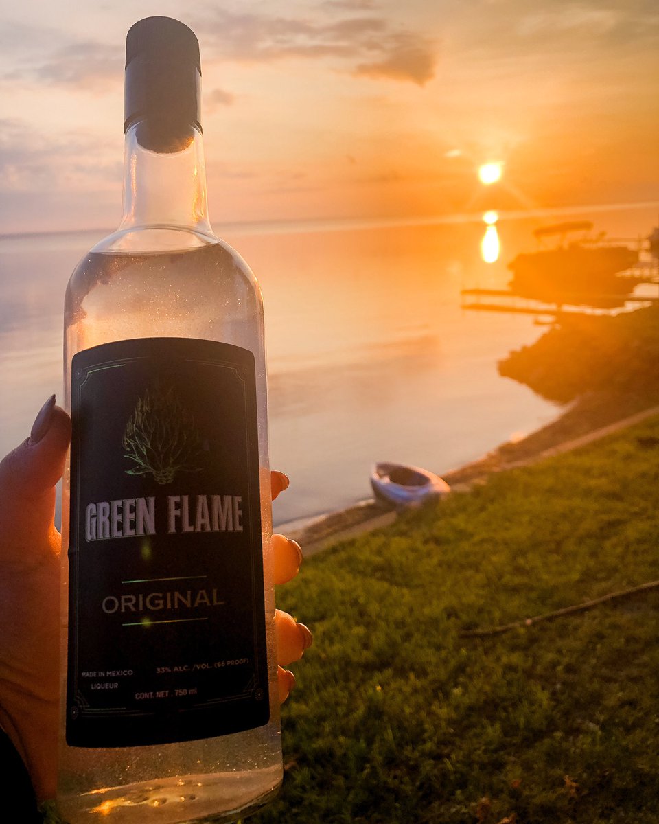 There is just something about a [tequila] sunrise🍹

#GreenFlameTequila x #FuelYourFlame