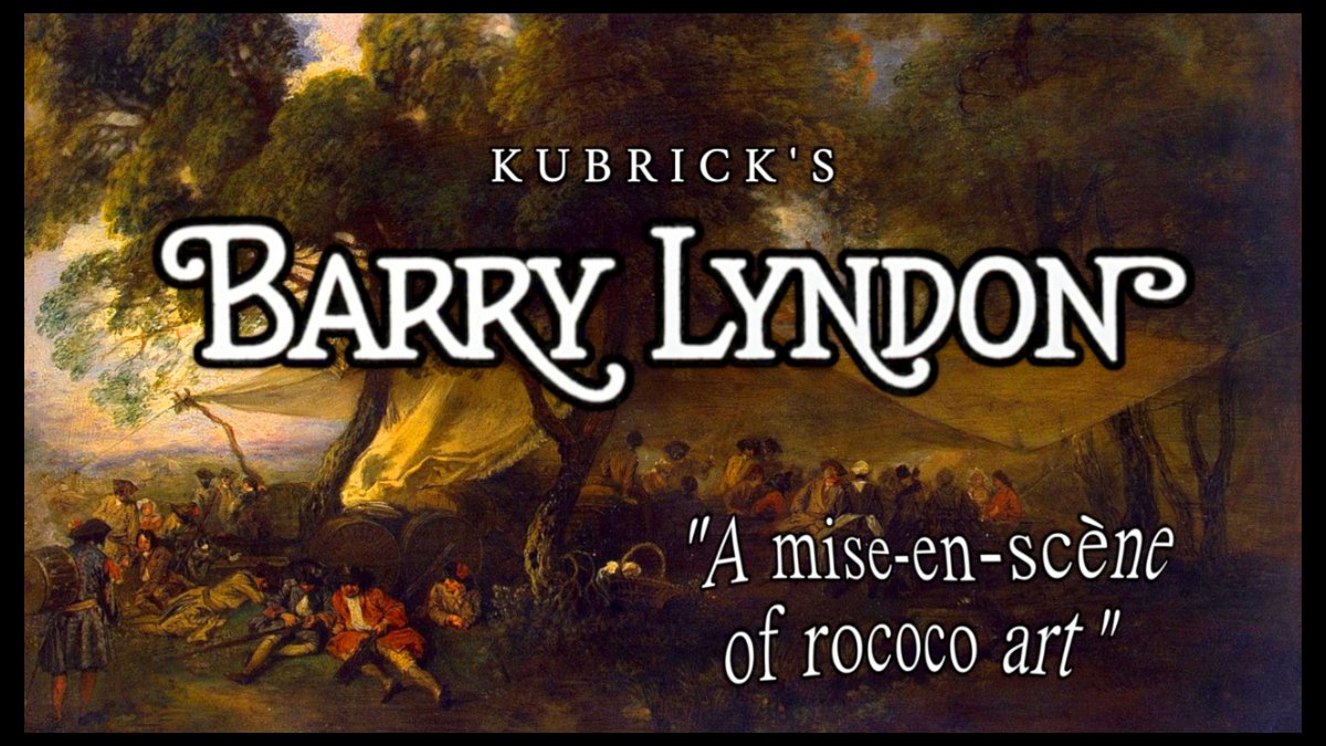HalldinAnton's tweet photo. Barry Lyndon: Kubrick’s Masterpiece and the Influence of Rococo Art

This video is an astonishing collage of the mise-en-scène of Barry Lyndon as compared to the rococo art of Watteau, Fragonard and Boucher.

👉 WATCH ON YOUTUBE:
https://t.co/l5o1rGsO2o

#kubrick #art #cinema https://t.co/5osq3IJEen