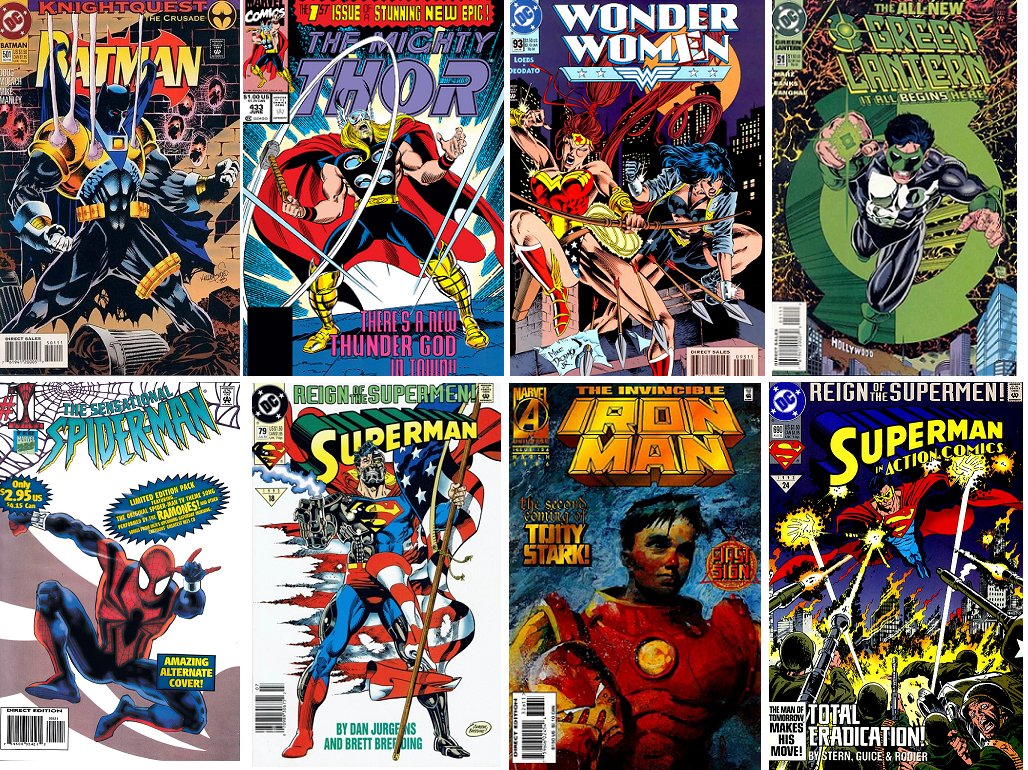 #TuesdayThoughts: Which #90s superhero change-ups from <a href="/Marvel/">Marvel Entertainment</a> and <a href="/DCComics/">DC Comics</a> did you like the most?