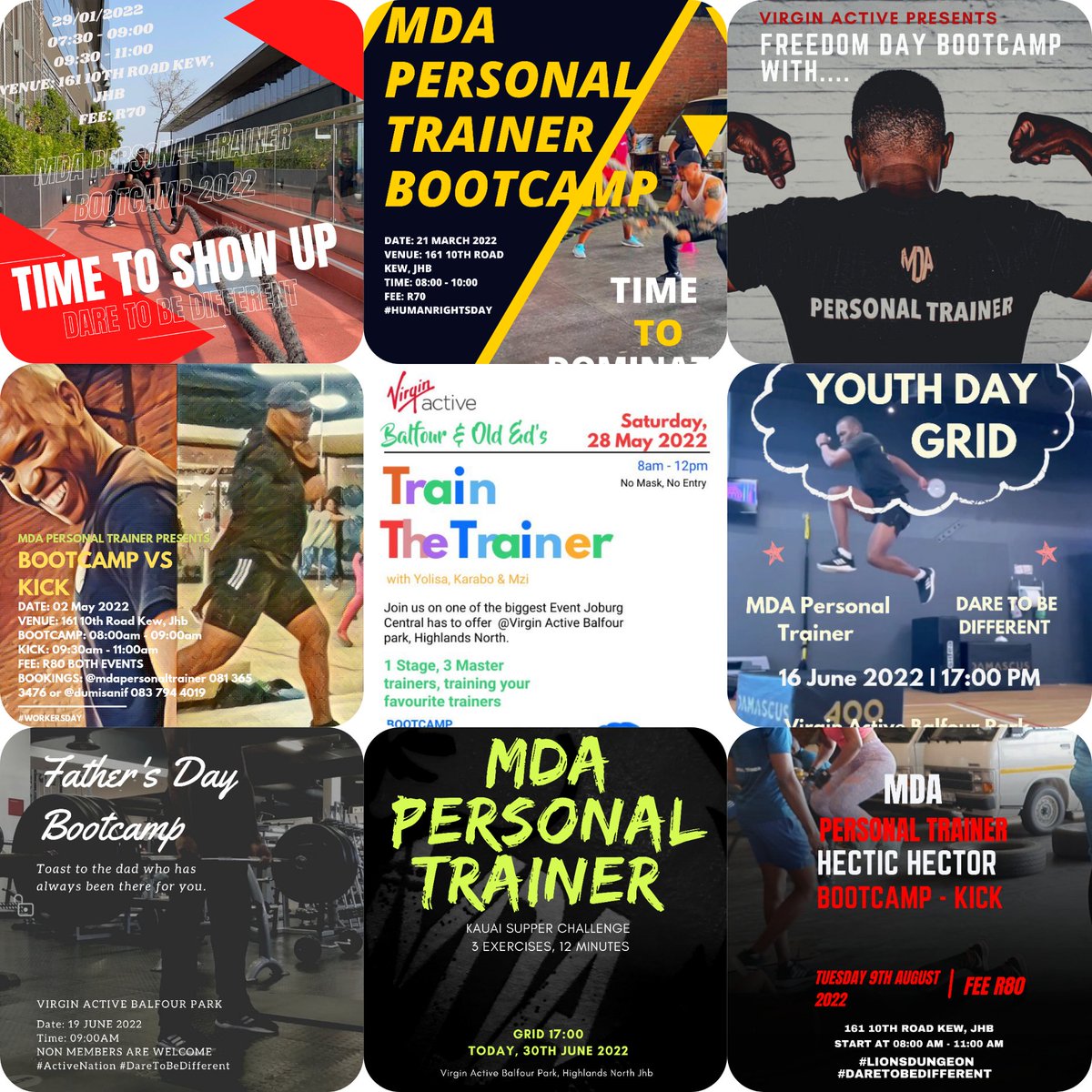 Zakes_Mda's tweet photo. Summary of 2022 👌🏾
#KingOfBootcamp 👑 #TrainWithIAmMda #MDAPersonalTrainer #DareToBeDifferent #QuittingIsNotAnOption #TimeForWar #LionsDungeon #Kew #VirginActiveSA #ActiveNation #LiveLifeActive #BalfourMall https://t.co/fW6xKsigRD