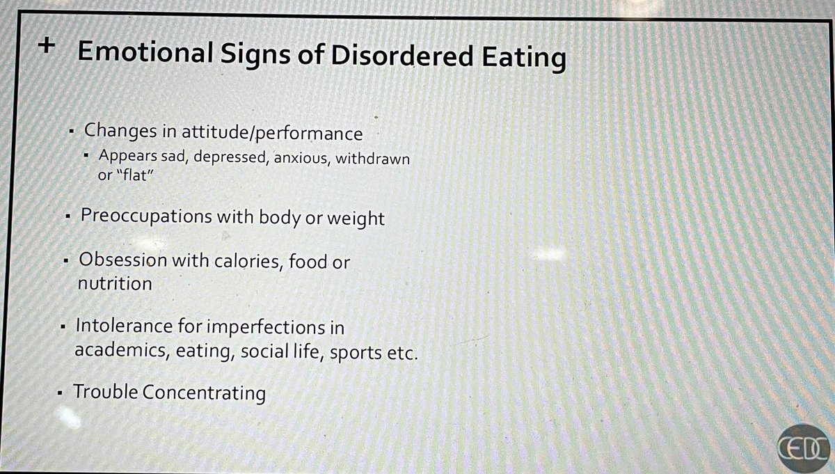 lpsnurseleader's tweet photo. The pandemic triggered 40% of newly diagnosed adolescents with eating disorders @EatingDisordrMA #NEUSHA2022 https://t.co/h57JNqdRAI