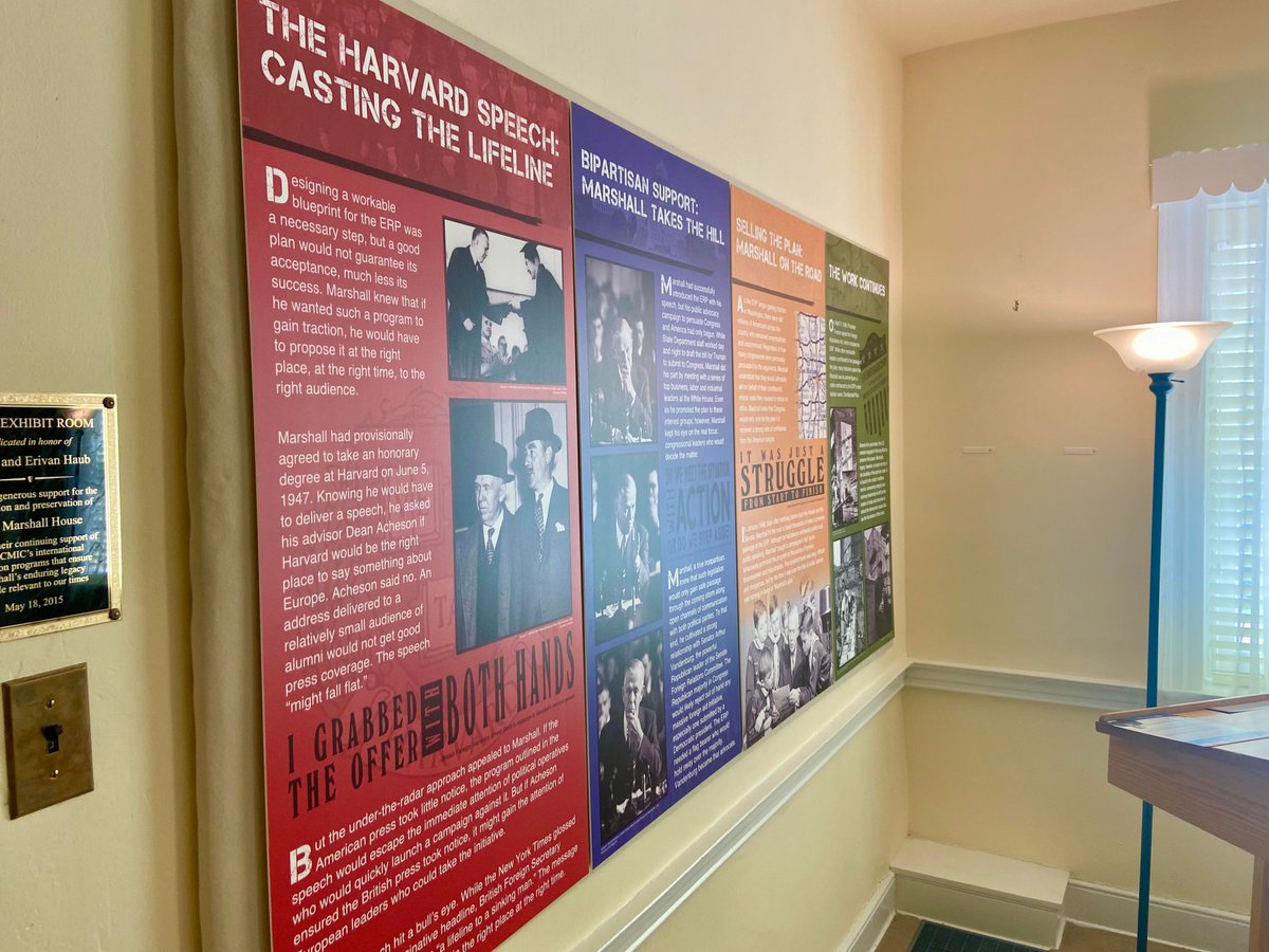 gcmarshall_org's tweet photo. How did Marshall generate a long-term plan for European recovery with no internal resources dedicated to thinking hard about future foreign policy? Learn how he changed the State Department forever in our newest exhibit, “Winning the Peace.” #gcmic https://t.co/SdDnb41jst