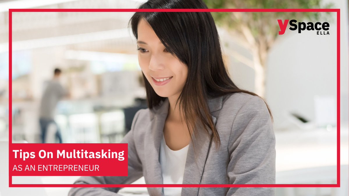 Multitasking is a necessity for business owners who are constantly juggling numerous tasks. It’s a skill that can allow you to get more work done in a time efficient manner.

Check out our Instagram for 6 tips on multitasking: instagram.com/ellawomenyu

#EntrepreneurTips
