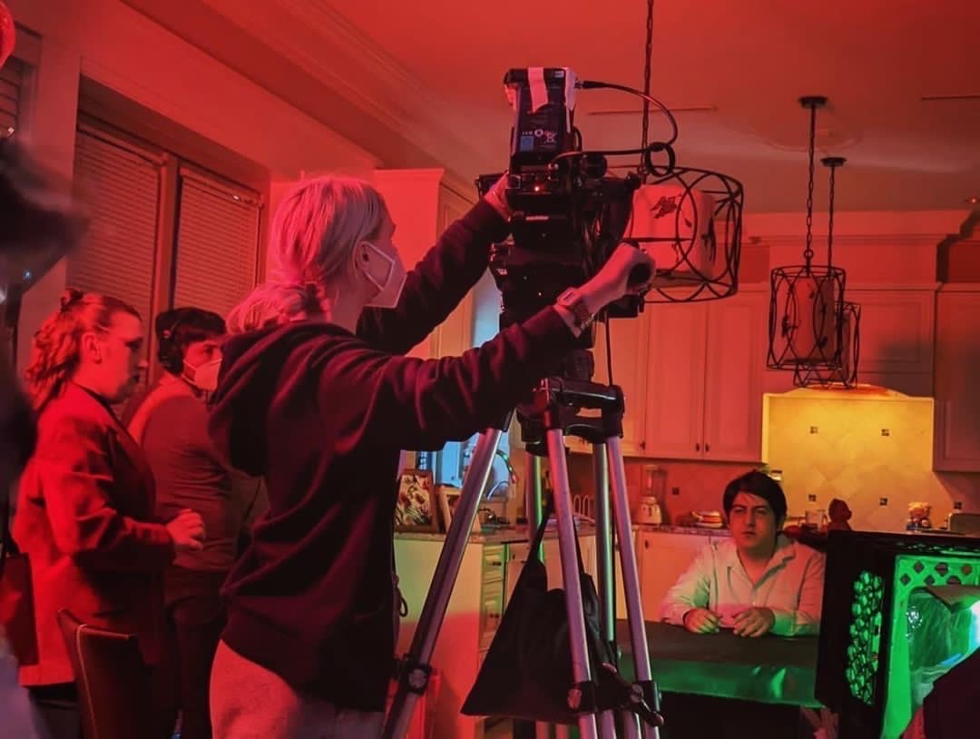 vfs's tweet photo. On set 🎥
Awesome behind the scenes 📸 shared by #VFSfilmproduction student, Maria Danilak.
#MyVFS https://t.co/m3YfvzssAe