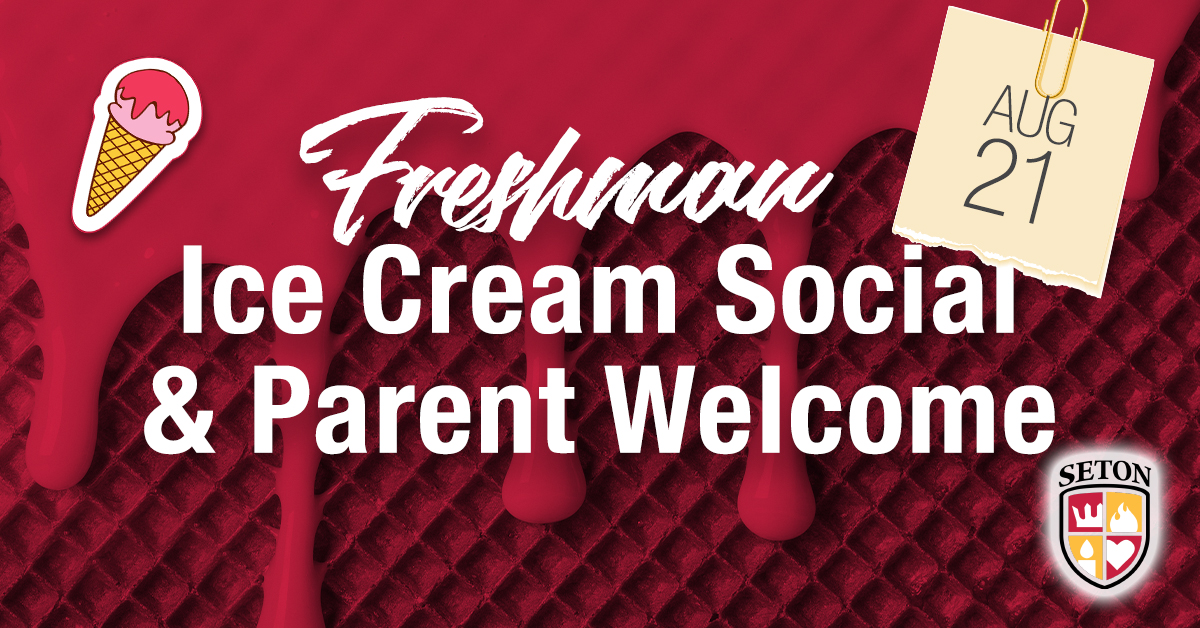 Incoming freshman 🚨

Save the date for August 21st for our Freshman Ice Cream Social &amp; Parent Welcome! 🍦