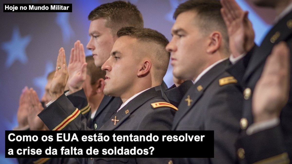 hoje_no's tweet photo. Como os EUA estão tentando resolver a crise da falta de soldados? https://t.co/F4L17pXMsN https://t.co/JivgaAAMTD
