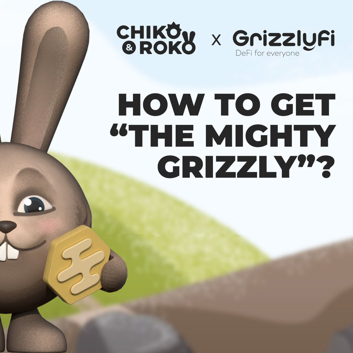 rtoysapp's tweet image. Hello there! It’s Chiko and Roko on the line!

We are here to let you know about how to get the two special drops made in collaboration with Grizzly.Fi @GrizzlyFi 🔥