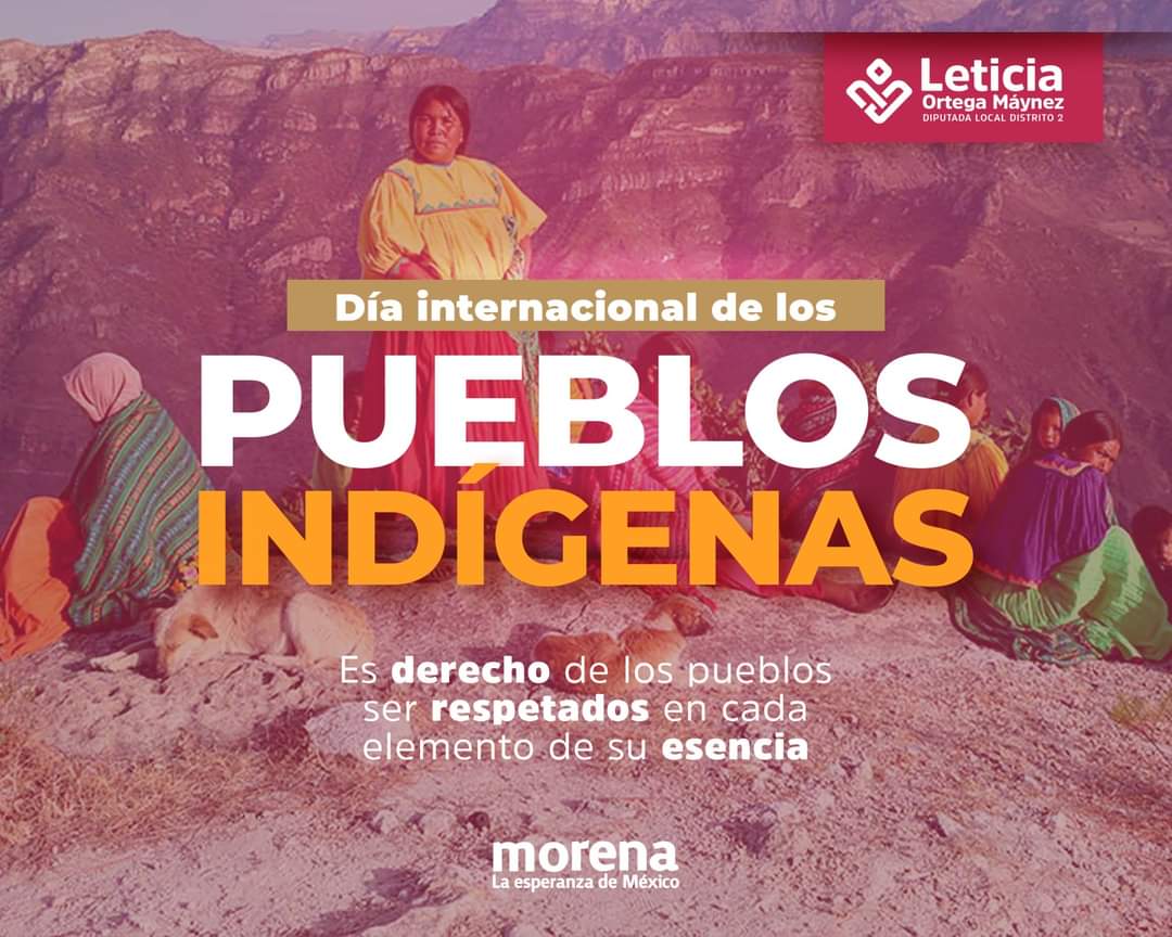 En el país, hay 623 municipios con población mayoritariamente indígena, lo que representa el 25% del total de los municipios mexicanos.

Sintámonos orgullosos de nuestra base cultural, de aquellos que preservan y protegen la identidad de la tierra.