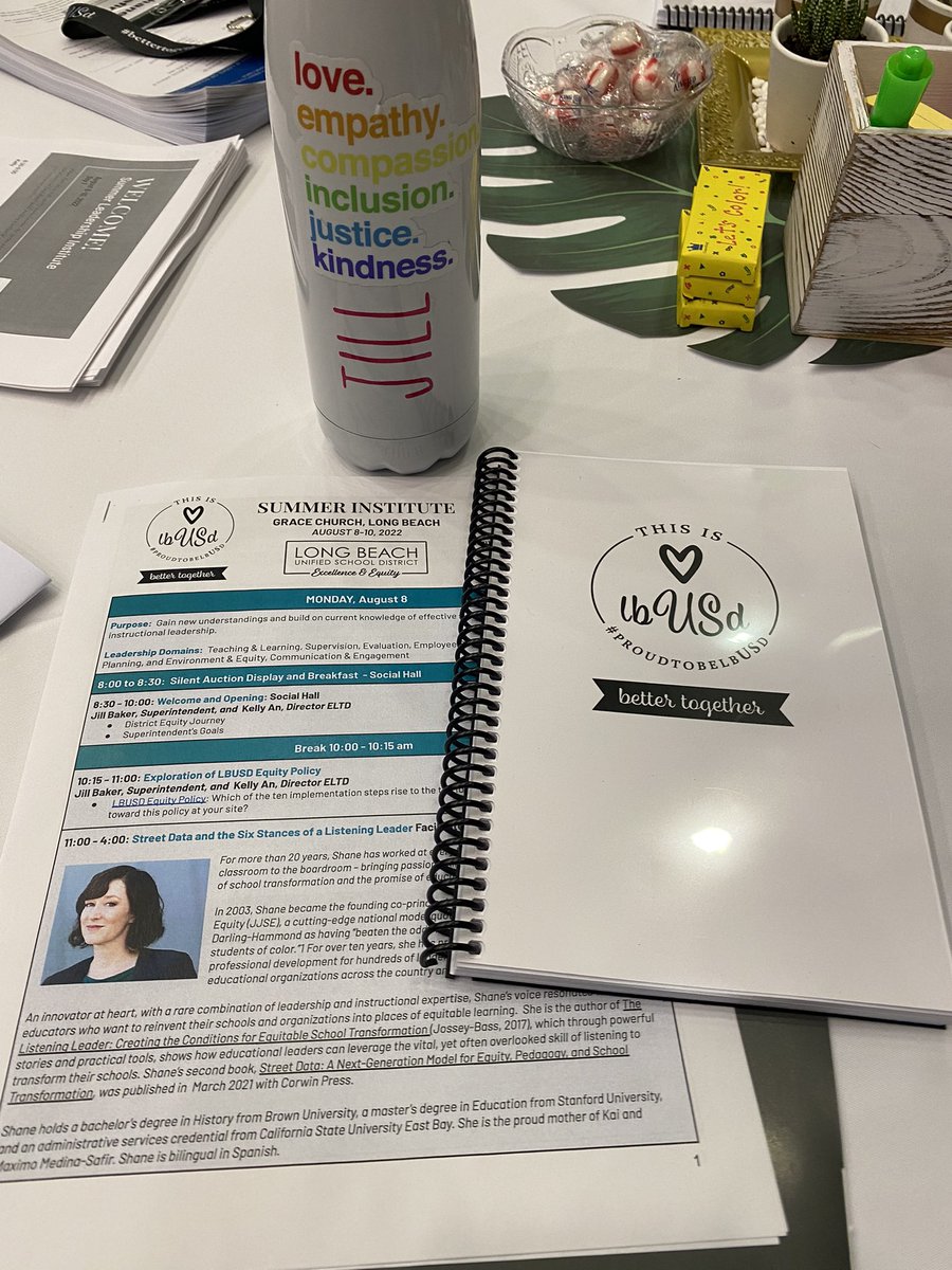 jbaker000's tweet photo. The 2022-23 year is up and running as @ELTD_LBUSD engages leaders in learning about excellence &amp; equity, instructional leadership and the work of credible leaders. TY @ShaneSafir @DFISHERSDSU for your beautiful work in @LongbeachUSD! #proudtobeLBUSD https://t.co/iGq5iKXIck