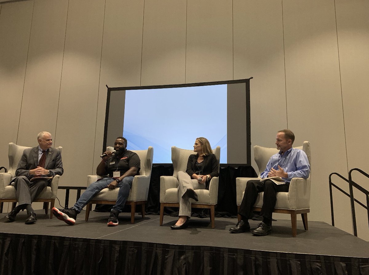 #HappeningNow | <a href="/LauraDUllrich/">Laura Dawson Ullrich</a> is joined by <a href="/sth_scott/">Scott Hamilton</a> of <a href="/NCgoldenLEAF/">Golden LEAF</a>, <a href="/changeagentcoop/">Philip Cooper</a> of <a href="/LandofSkyRC/">Land of Sky</a> &amp; Marcus Metcalf of the HIGHTS Group for the Workforce Solutions roundtable.