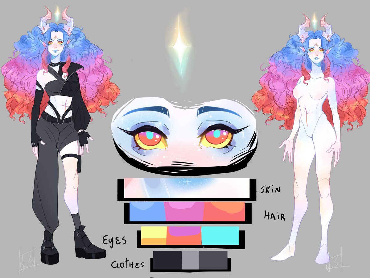 Junne_Starborn's tweet photo. @Aika_Pumpkin AOBA, eu sou a Junne! atualmente to com 17 anos e trabalho com ilustra, quero fazer design de personagem e afins <3 

artistas pica: @Ztelaris @itsyiren @Hellish_Lau @DuArtishere https://t.co/l8k8on1IAn