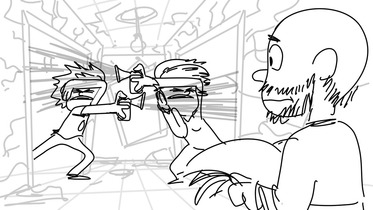 I found a bunch of random Big Nate key art concepts I drew like waaaaaaaaay back before we even had the proportions of the characters nailed down. 
