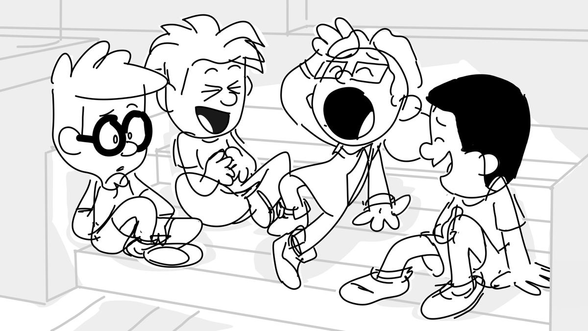 And just a bunch of friends hangin' out, making each other laugh. 