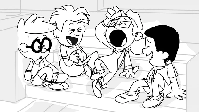 And just a bunch of friends hangin' out, making each other laugh. 