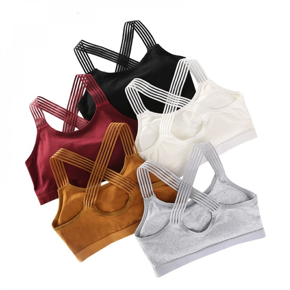 Women's Cotton Padded Sports Bra #body #training #health #sport sporting.ca/womens-cotton-…