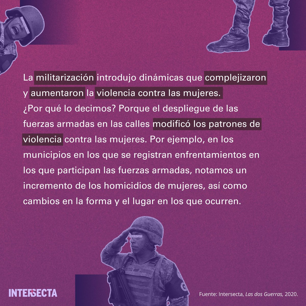 Ayer, el presidente <a href="/lopezobrador_/">Andrés Manuel</a> anunció que presentará un acuerdo para adscribir la #GuardiaNacional a la @SEDENAmx. Necesitamos hablar de las maneras en las que la creciente militarización del país atraviesa y transforma la vida de las mujeres 🧵: