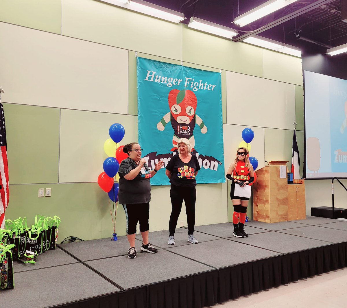 SlewCWC's tweet photo. A huge thank you to the @safoodbank for letting us partner with them for their Hunger Fighter Zumbathon! Don't forget that we will also host our own Party in Pink Zumbathon in October! Stay connected with us for more details to come! #zumba #partyinpink #fighthunger https://t.co/WELWtvIqwC