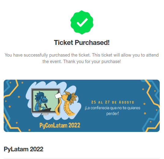 PyNef's tweet image. Falta poco para la #PyConLatam2022, lleve casero sus entradas estan baratisimos :D