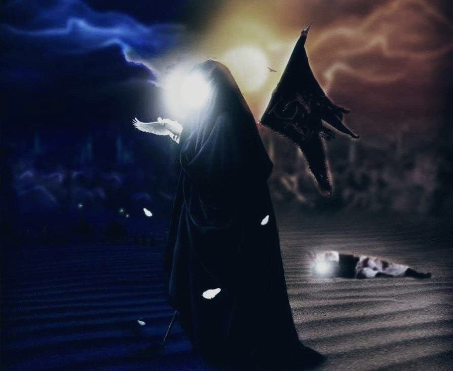 q_a_8's tweet photo. وقفَ الزّمانُ أمامها مُتحيرًا
والصّبرُ مِن صبرِ العقيلَة يَعجبُ . .🖤
#يازينب | #ليلة_الوحشة https://t.co/kCOfLrleNx