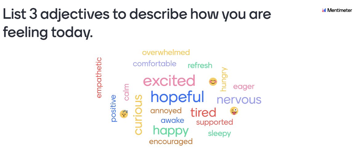 cjohnson_gses's tweet photo. How lucky are we to have a new crew who are feeling all the feels on our second day together learning more about @gsesdallas 😊#welcometogses #ournewkidsontheblock #excited #solucky #countdowntofirstday @Mentimeter https://t.co/RJAXX6Elyb