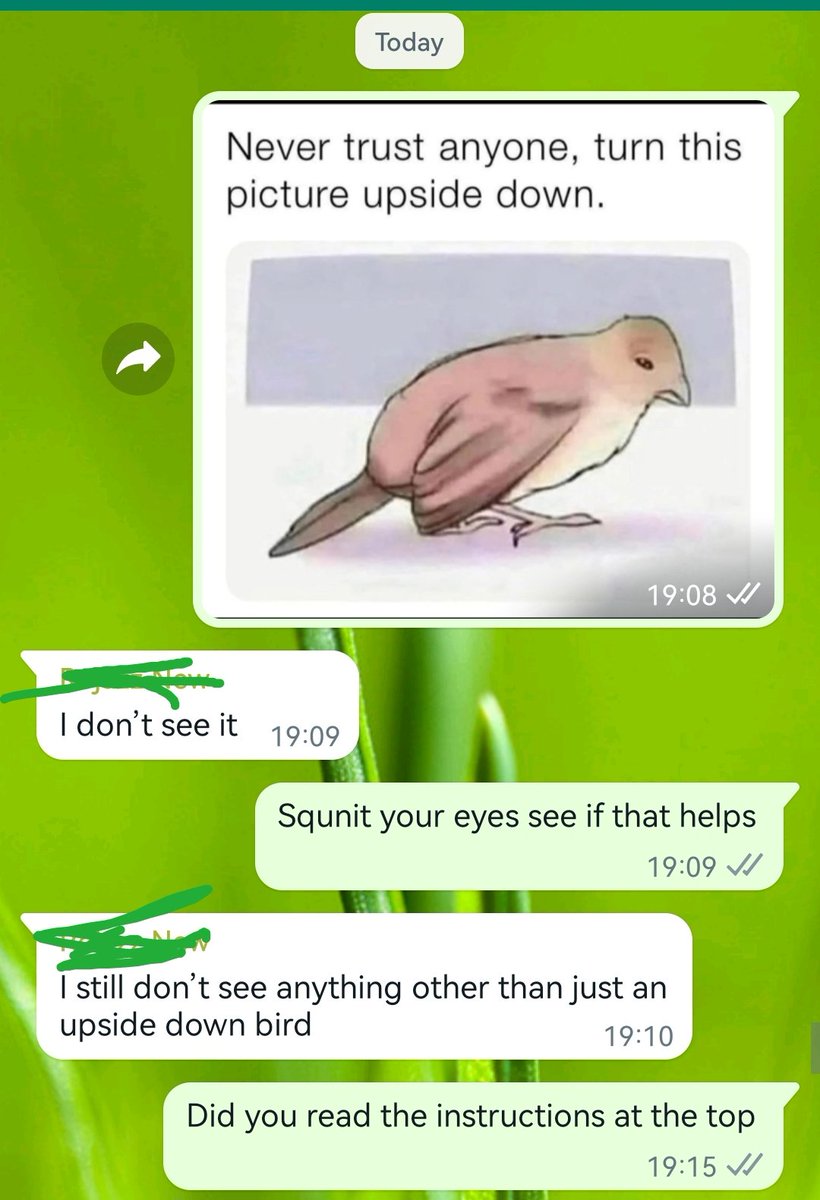 uncrediblepod's tweet photo. I tricked my smart arse son with this delightfully clever meme. His response was savage... (1/3) https://t.co/YBsBLKh1N2