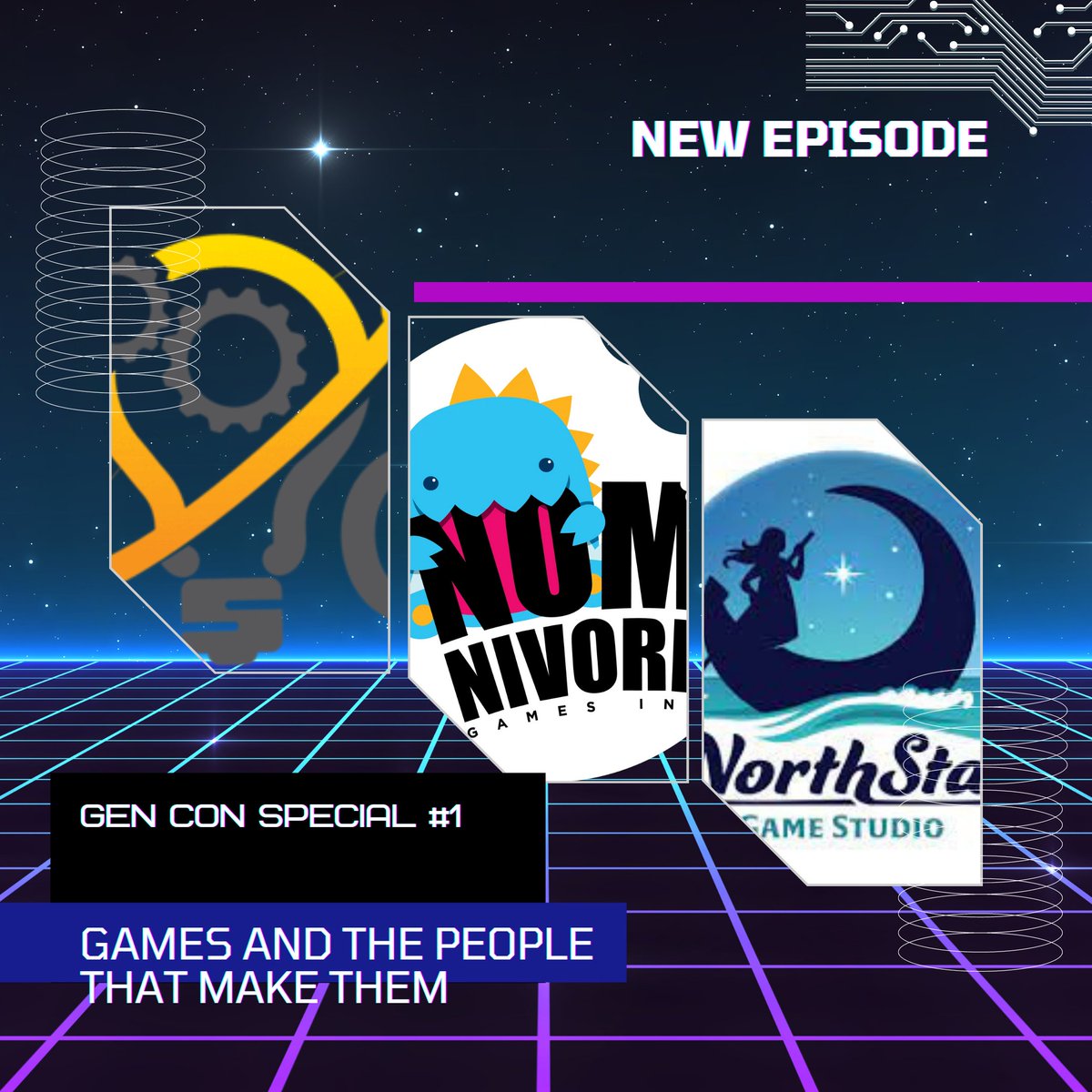 SciNightPod's tweet photo. 🎲NEW EPISODE🎲In our 1st of 3 #GenCon episodes, you'll hear the sounds of the con floor and our conversations with @GotGeniusGames @NomnivoreGames @CritCareGame & @NorthStarGames! #gencon22 #tabletopgames #PodcastRecommendations
Episode: https://t.co/YCtV6TGcsu https://t.co/4f9TDVt1Mx