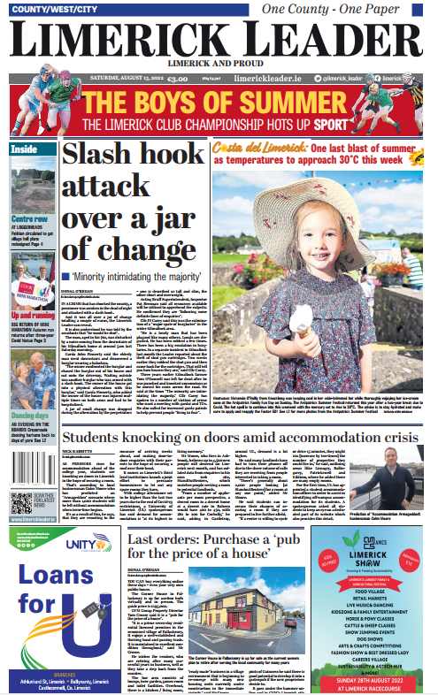 Limerick_Leader's tweet photo. It's Wednesday so make sure to pick up your copy of this week's jam-packed Limerick Leader newspaper which is on sale now for just €3 - in shops and online at https://t.co/a4vh7yGEhR | #Limerick #OneCountyOnePaper #buyapaper #limericklive https://t.co/Q39TrgSOr6