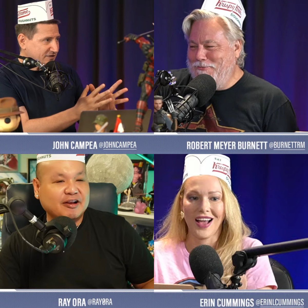 50shadesoftayyy's tweet photo. 🍩 What have I done?! My @krispykreme hats were a hit on todays episode of The @JohnCampea Show! (We love you here at #TJCS, @krispykreme) 🍩 https://t.co/flNDVeC7z6