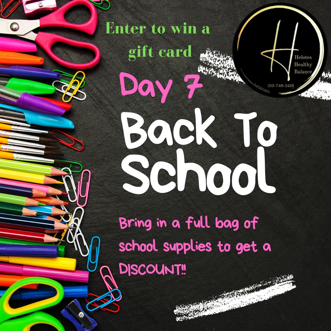 HelotesHB's tweet image. Attention teachers and support staff, drop in and leave your info for a chance to win a Walmart or Helotes Healthy Balance gift card. #nisdteachers #freeteacherstuff #NISD