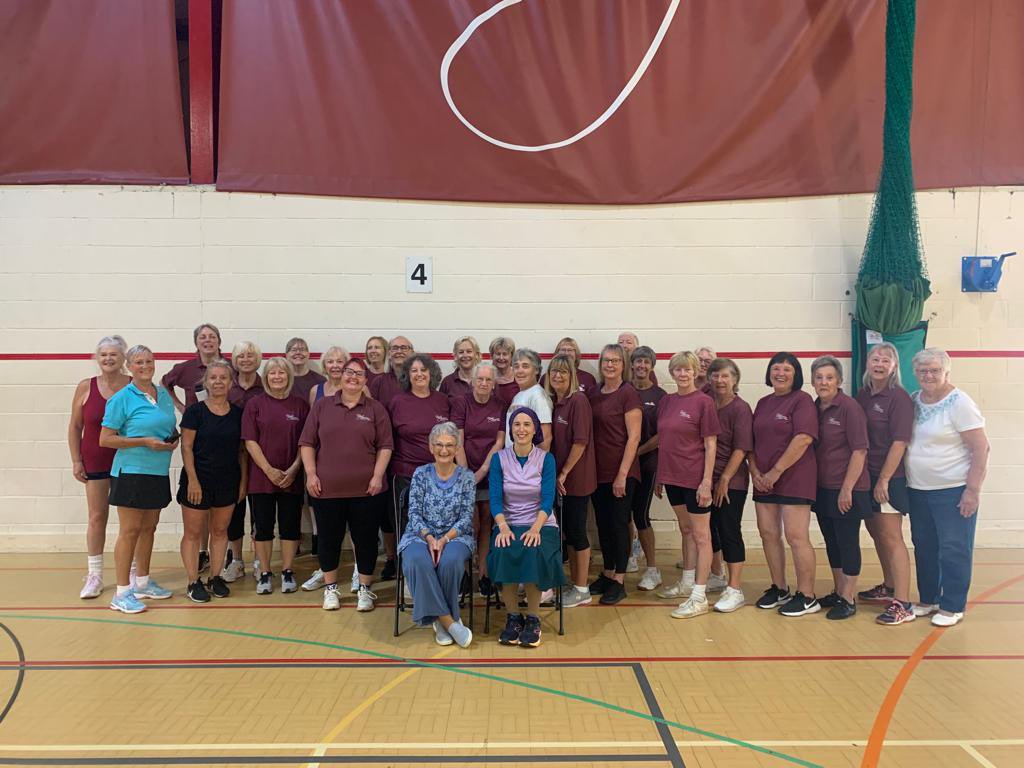 KingsNetball's tweet photo. Rivkah from Israel, along with her lovely Mum Penny, came along to our session on 1st August. Rivkah wants to introduce the ladies in Israel to walking netball!  Rivkah joined in the session and really enjoyed it 👍 @KentNetball @EnglandNetball @Kent_Online https://t.co/FeYuSiwRyN