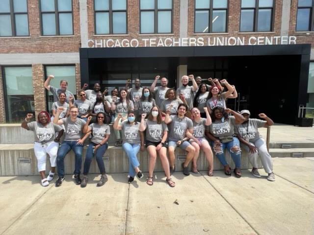 From going door to door discussing treatment over trauma and advocating for subs, to highlighting issues with bus transporation for SPED families, our 2022 summer organizing interns learned key lessons around organizing for school level solidarity and the common good. 🙏🏽🙏🏾🙏🏼🙏🏿🙏🏻