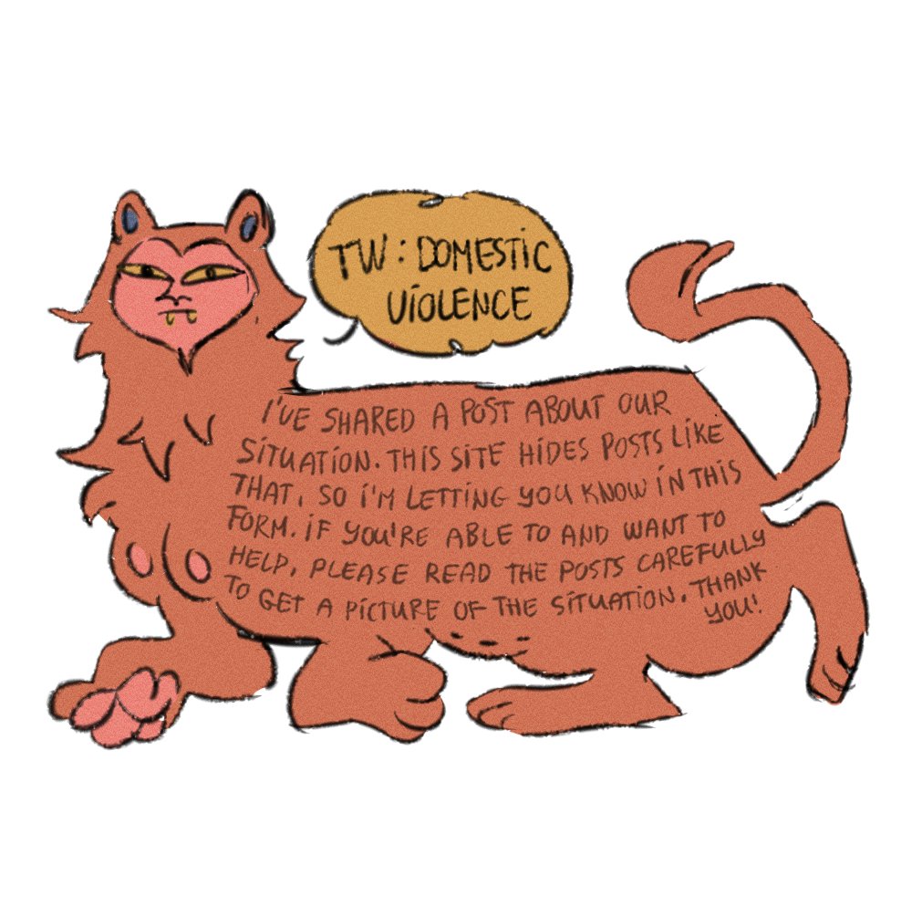 TW/ domestic violence
I deleted my previous posts and collected everything here. RTs are appreciated. 
our situation: instagram.com/p/ChDH3CUKEJM/
donation: ko-fi.com/lonipacs