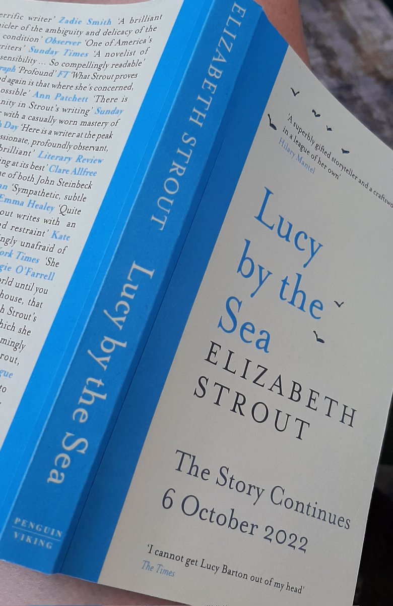Wasn't sure I was ready for Pandemic fiction, but in the hands of @LizStrout, it works #LucybytheSea #LucyBarton @PenguinIEBooks