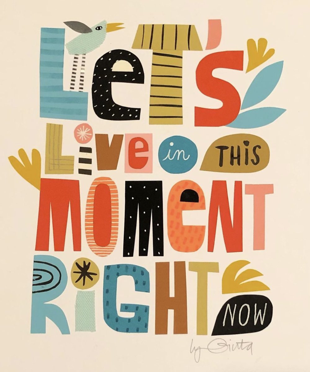 Yesterday has gone. Tomorrow is yet to come. Let’s live in this moment right now

Image: instagram.com/lynn_giunta