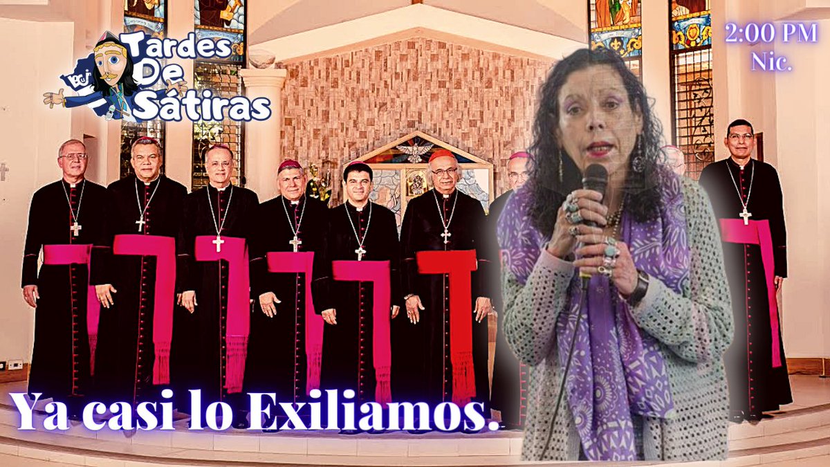 LOCUIN's tweet photo. Ya casi lo Exiliamos | Tardes de sátiras | locuin | Nicaragua
Nos vemos a las 2:00 pm!
https://t.co/fQe1Exh6sX
Estamos entre exiliarlo, meterlo al chipote o dejarlo a su suerte y ahí no respondemos.
#sossebaco
#sosiglesiani
#SOSNicaragua
@Bacanalnica @100noticiasni @ReporteNi https://t.co/Mo8W9mpT5O