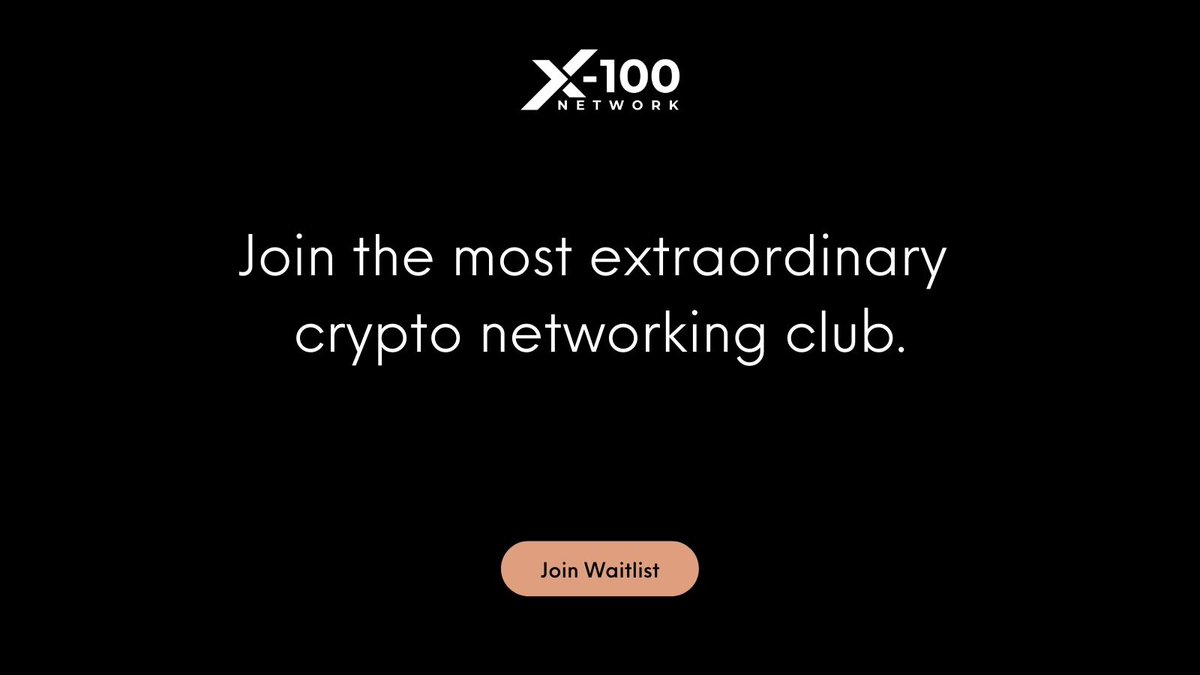 X100Network's tweet photo. Join our waitlist to get notified when we launch! 🚀🚀🚀

https://t.co/lTKpoBUC2c

#x100network #networking #mastermind #waitlist #crypto #Bitcoin https://t.co/8GbkcOYfzE