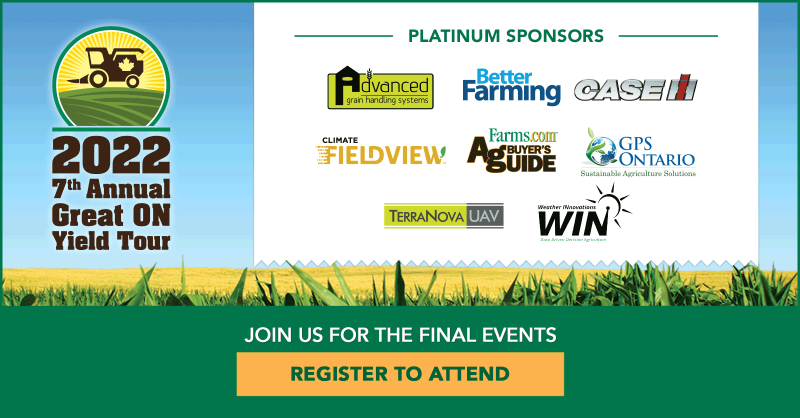 FarmsMarketing's tweet photo. Industry spotlight with @DecisionFarm Thank you for being a sponsor & supporter of the #ONYield 22 for the past 2-years! Find out more about SPRAY Cast optimal times to spray & disease/pest management tools. https://t.co/MP8kaSh5xp @OntAg