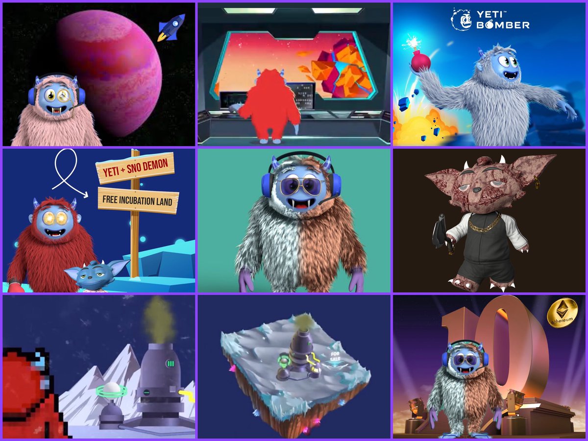 What a week it’s been all Yeti. from the Pink Planet to land in the #Yetiverse What’s comin’ next? Wen Yeti 10 #ETH? #WeekOfTheYeti <a href="/Super_Yeti/">SuperYeti</a> #PeopleGetYeti #LFSno 🥶😈 <a href="/yetisnodemon/">SuperYeti SnoDemon</a> #HellYeti