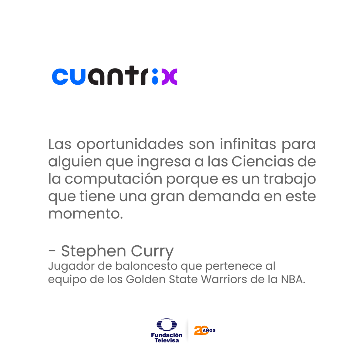 Cuantrix (@cuantrixmx) on Twitter photo ¡Con las Ciencias de la computación, las oportunidades son infinitas! ¡Con las Ciencias de la computación, las oportunidades son infinitas!