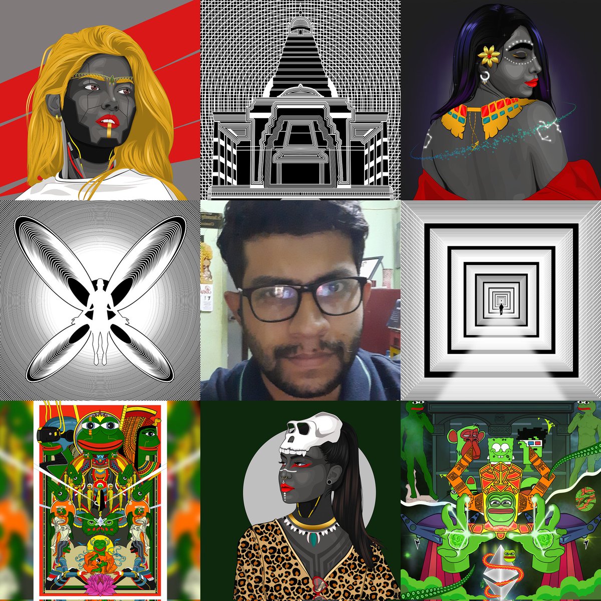 Shabarigirisan4's tweet photo. Hi I'm Shabarigirisan, one of the artist who entered nft space during July 2021, stepped in to ETH after one year..
I like to experiment alot and here are my toppies from Opensea and Fnd.(P.s available for sale)
#profileshare #NFTs #nftart #NFTartist #NFTFam #NFTCommmunity https://t.co/S97WGgNRAh