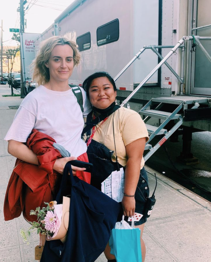 TSchillingFS's tweet image. It's summer time, vacation time, sorry for posting the new stuff a bit later

- New pictures of #TaylorSchilling on the set of #DearEdward wp.me/p76F96-csS