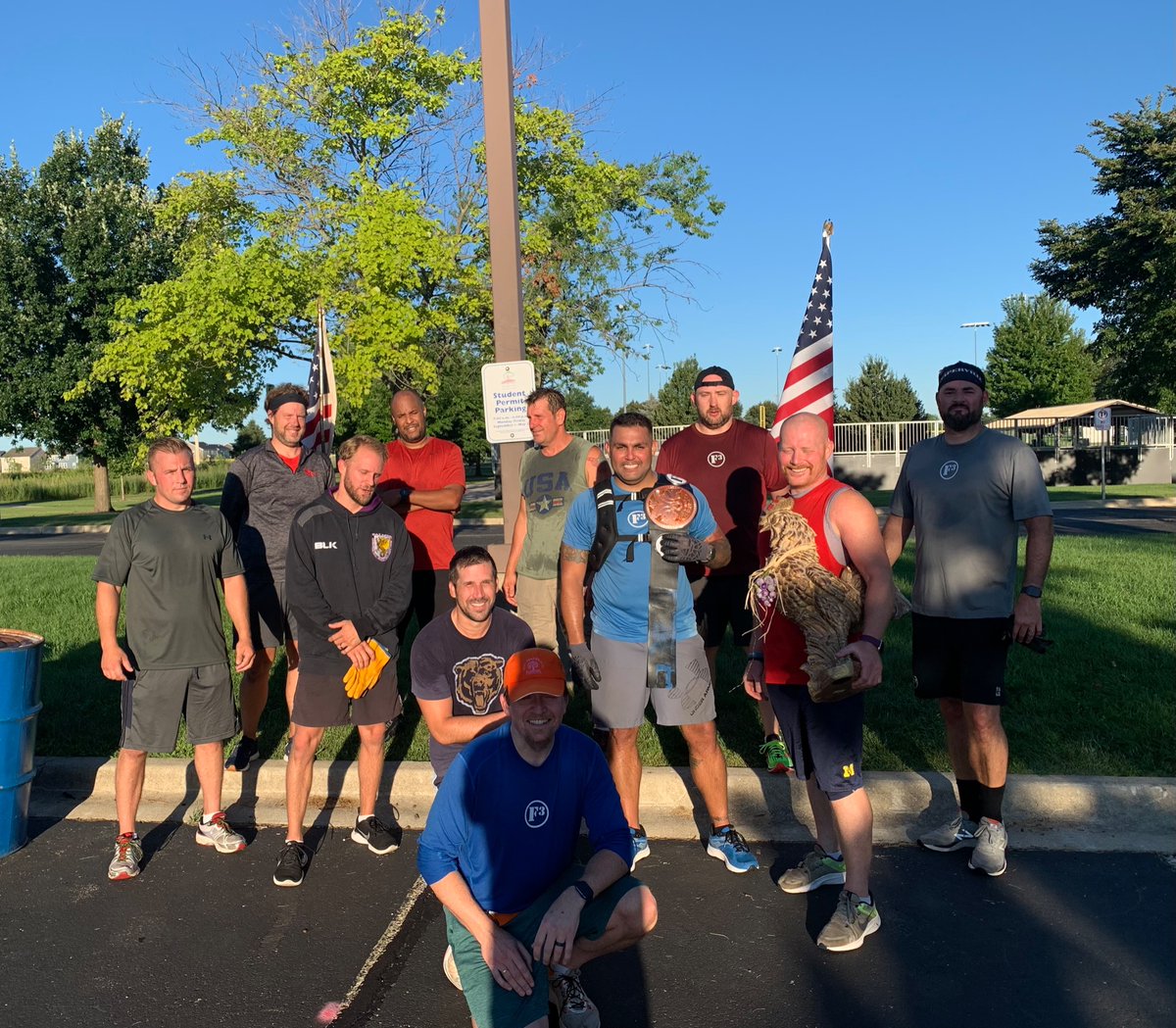 F3_Outpost's tweet image. C-Bus led 11 PAX at LOP and he kept us on the move.  Several HIMs are going for the 9 Pack this week!