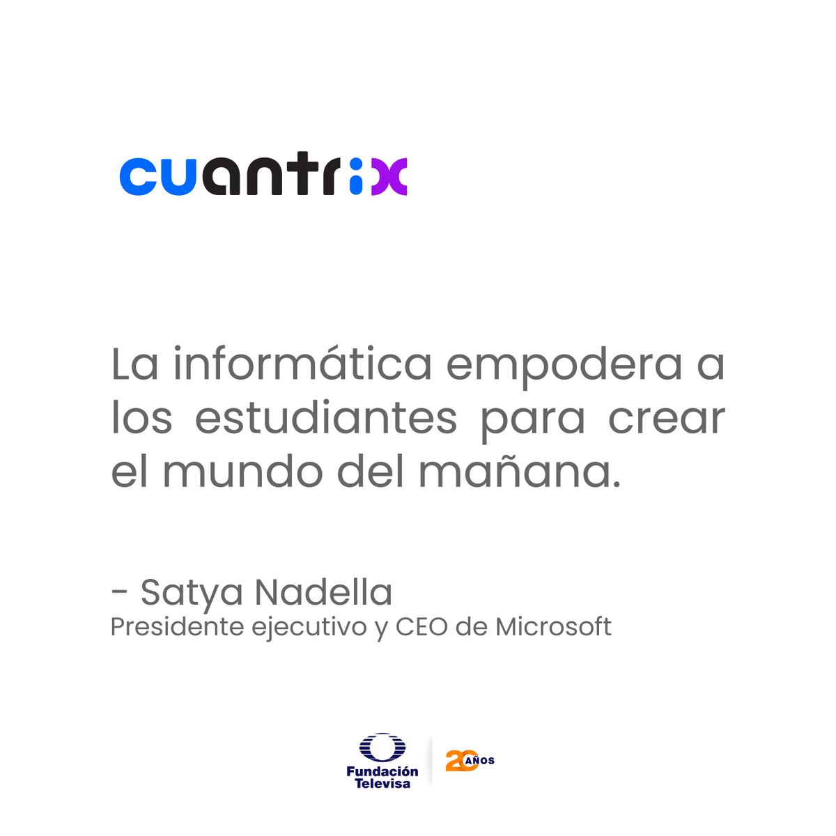 Cuantrix (@cuantrixmx) on Twitter photo ¿Cómo utilizarás las Ciencias de la computación para construir el futuro? ¿Cómo utilizarás las Ciencias de la computación para construir el futuro?