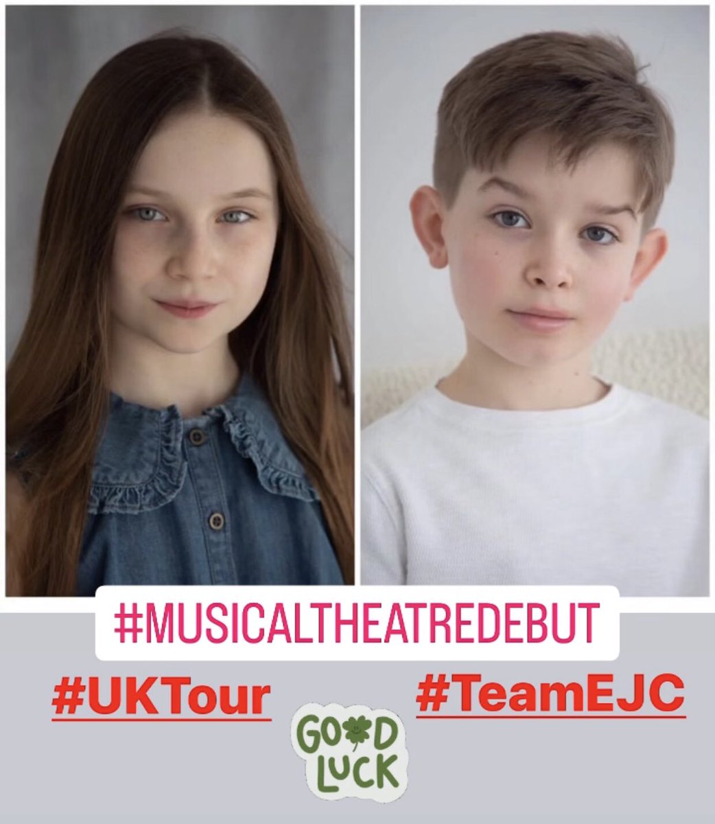 EjcManagement's tweet photo. Wishing our super talented Mia & Jacob an incredible opening night as they make their musical theatre professional debuts tonight at the amazing @BordGaisEnergy in Dublin!! Go smash it guysโฆ. So proud of you both โจ๐ซ #teamejc #uktour #musicaltheatre #professionaldebuts https://t.co/ilxRb0VD9c