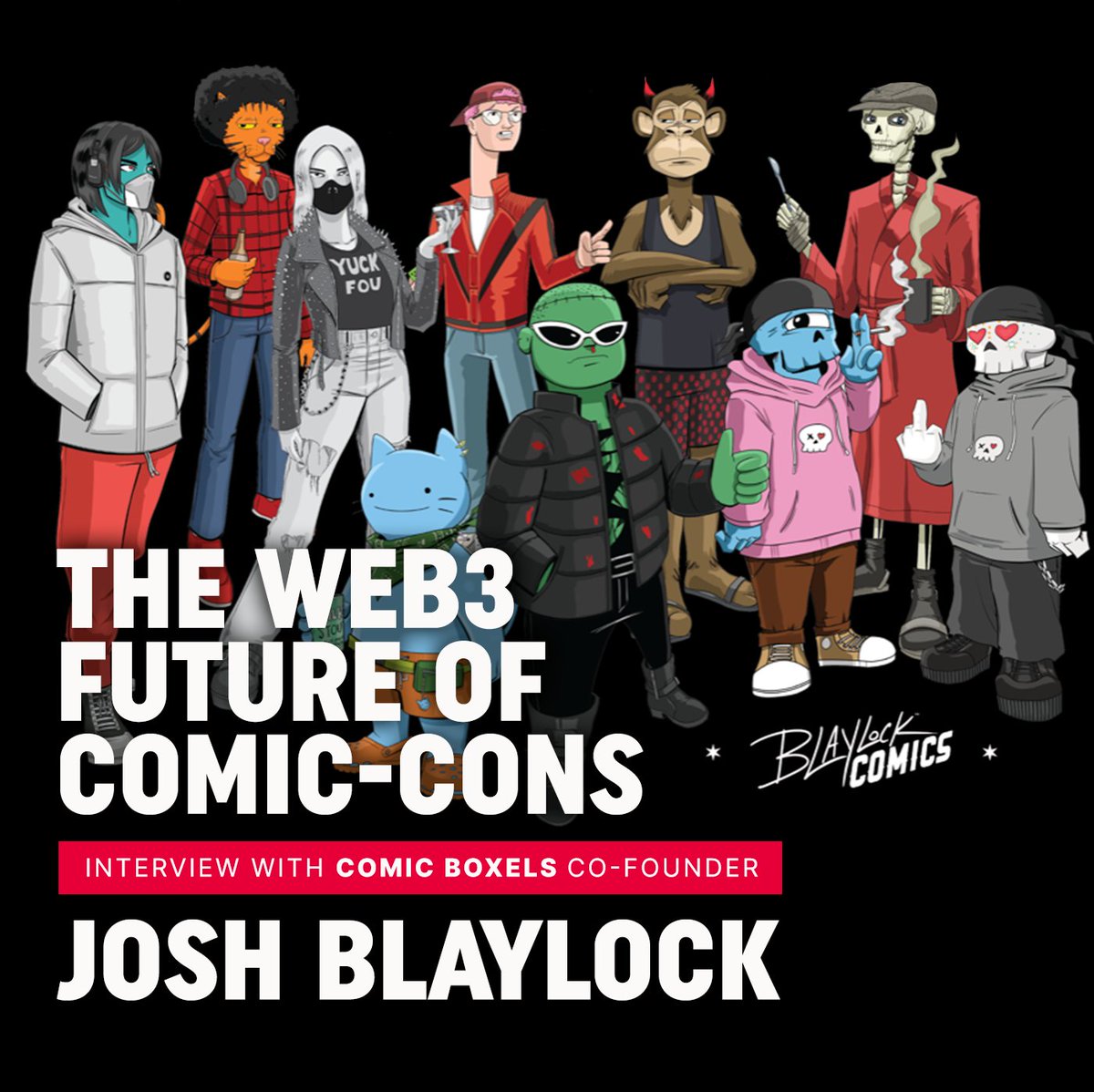 We sit down with <a href="/joshblaylock/">Josh Blaylock: Grand Rapids Comic-Con Nov 14-16</a> of <a href="/comicboxels/">Comic Boxels NFTs - NOW MINTING</a> to discuss the #Web3 future of Comic-Cons and comic book artists on this weeks podcast!
Listen now on Spotify/Apple🎧
Show notes: thehyperroom.com/p/the-web3-fut…
#NFTCommunity #web3community #web3podcast