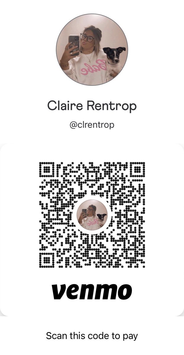 clrentrop's tweet photo. @Venmo @clrentrop #VenmoMe https://t.co/g4xSsEZmj2