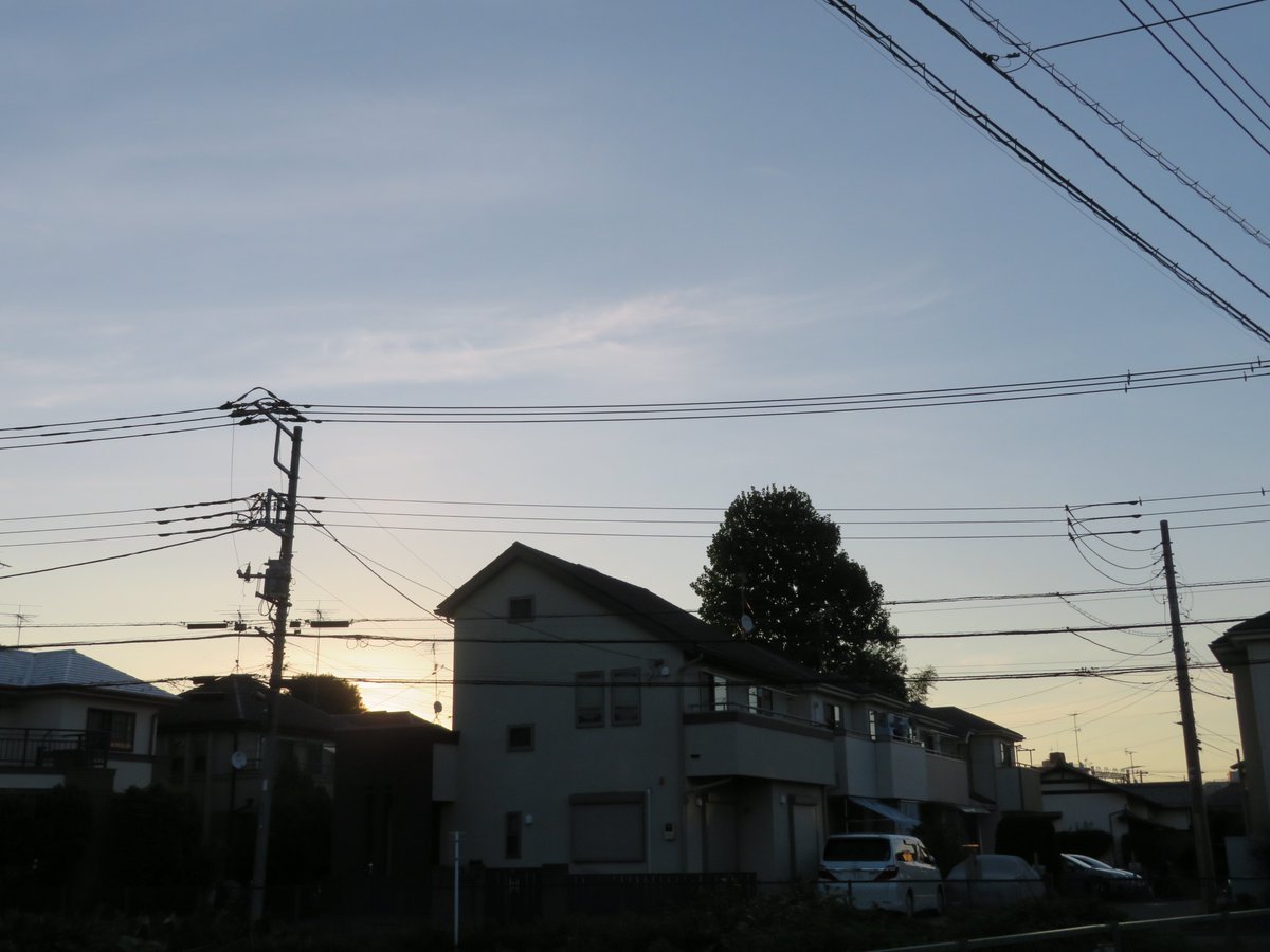 HISARON's tweet photo. 静かな朝焼け。 https://t.co/kK74yNpojM