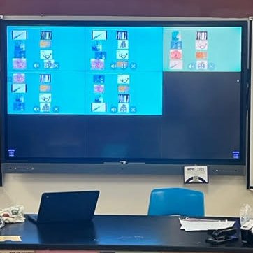 Ms.Monreal <a href="/CVHSYotes/">CVHS Updates</a> sent me this pic of her <a href="/BenQAmerica/">BenQ North America</a>. 2 days in and already using the adv features! Table groups shared their results with instant feedback and great conversations! #GetConnected