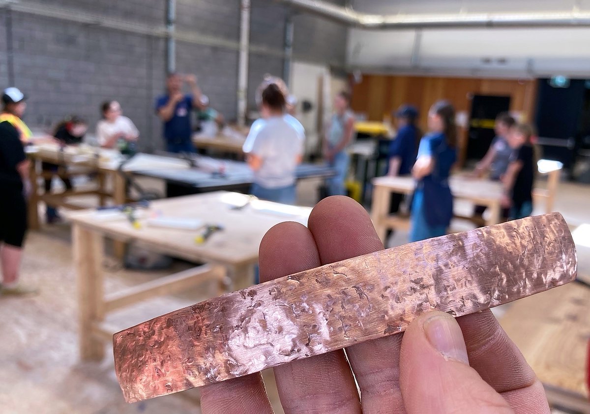 bccwitt's tweet photo. This week, 16 girls are learning about the skilled trades through fun hands on projects at the @BCTradeswomen’s Discover Trades Day Camp at @CNCQues... Looking forward to next week’s camp for Indigenous youth, too! Thanks to @ita_bc, @CUPEBC, @CFOFBC, &amp; local sponsors. https://t.co/dWowSCD9OL